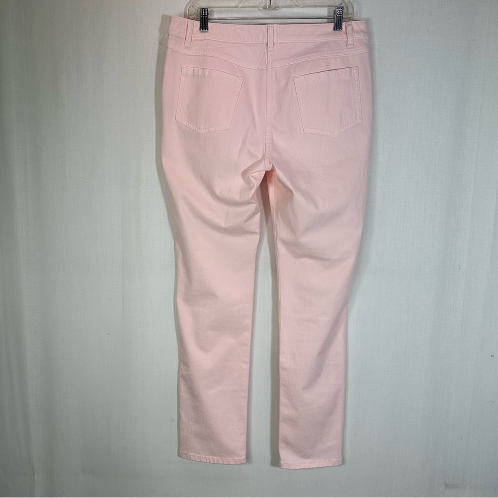 J. McLaughlin ⭐️  Light Pink Straight Leg Jeans Sz 12 - Picture 3 of 8